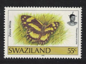 Swaziland Butterfly 'Pinacopteryx eriphia' 55c Imprint '2000' RARR 2000 MNH