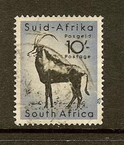 South Africa, Scott #213, 10sh Sable Antelope, Used