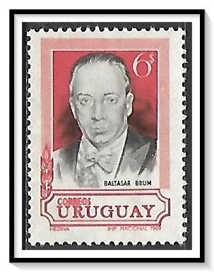 Uruguay #767 Baltasar Brum MNH