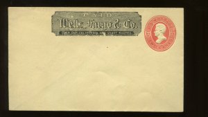 Scott U154 Jackson Unused Stamped Envelope Entire (Stock U154-1)