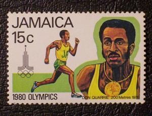 Jamaica Scott #489 unused