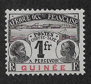 FRENCH GUINEA SC# J15  F/MOG    1908