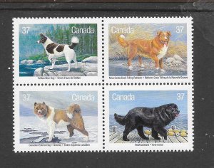 CANADA #1220a DOGS MNH
