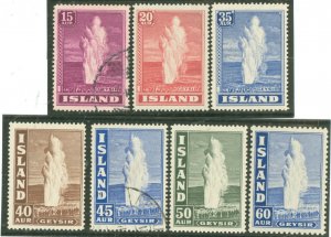 Iceland #203-208a Mint (NH) Single (Complete Set)