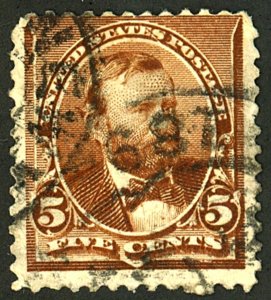U.S. #223 USED CREASES THIN