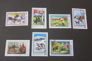 Mongolia 1975 Sc 851-57 CTO set FU