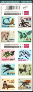 Belgium 2012 Mythical Creatures Booklet MNH