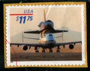 3262 US $11.75 Space Shuttle SA, used on paper