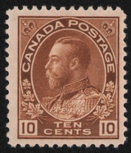 Canada Scott 118 Mint HR OG 10c cent bis brown Lot UCX024