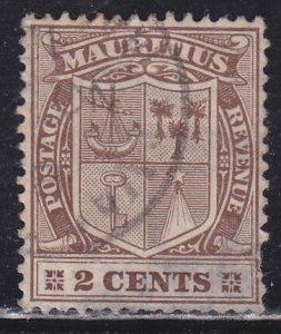 Mauritius 138 Coat of Arms 1910