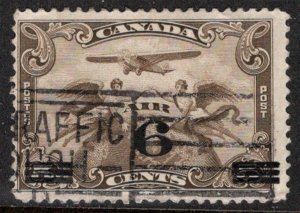 Canada - Air Mail - Winged Figures Against Globe - VG Condition # C3 Used