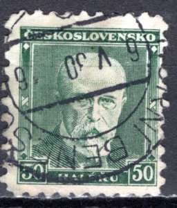 Czechoslovakia; 1930: Sc. # 168a: Used Type I Single Stamp