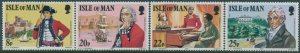 Isle of Man 1981 SG197-200 Colonel Mark Wilks set MNH