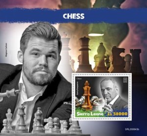 Sierra Leone - 2020 Chess Players - Stamp Souvenir Sheet - SRL200643b