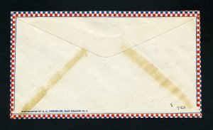 # 650 on Airmail cover, Walter Hinton Pilot of NC-4, Long Beach, CA - 4-6-1931