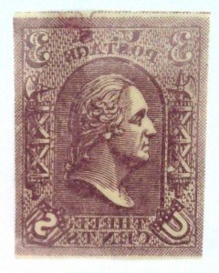 Scott #79-E8a - 3c Violet - Loewenberg Decalcomania - Essay