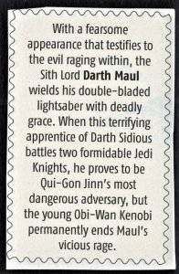 US 4143-k MNH VF 41 Cent Star Wars Darth Maul Self-Adhesive