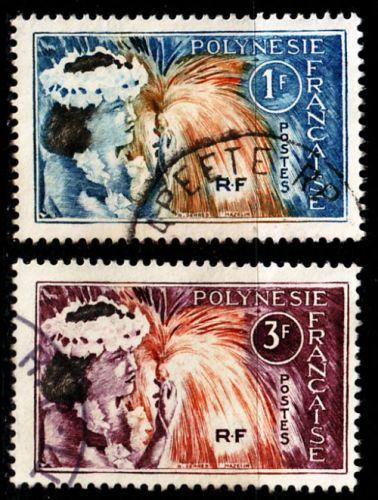 POLYNESIE FRANCAISE [1964] MiNr 0033-34 ( O/used )