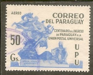 Paraguay    Scott 2011   UPU Membership Centenary      Used