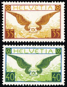 Switzerland Stamps # C13-14 MLH VF Scott Value $67.00