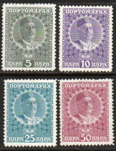 Montenegro Sc #J23-J26 Mint Hinged