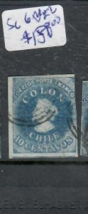 CHILE COLUMBUS 10C   SC 6   VFU      P0322H