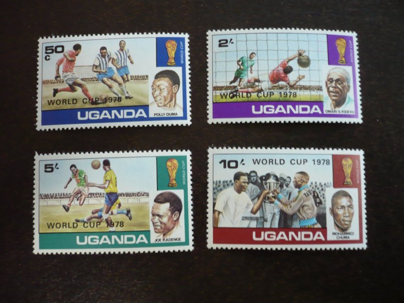 Stamps - Uganda - Scott# 203-206 - Mint Never Hinged Set of 4 Stamps