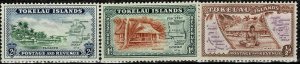 TOKELAU 1948 EARLY DEFINITIVES  MNH