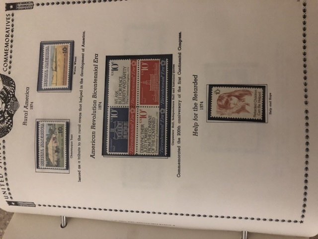 The All American Stamp Album Mint Stamps Very Nice Starts At 1933 Almost Full