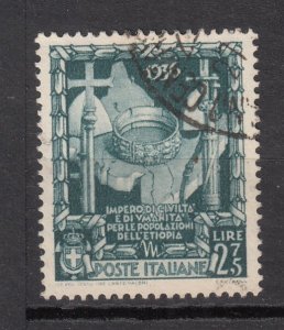 J42174 JL Stamps 1938 italy used #408 iron crown