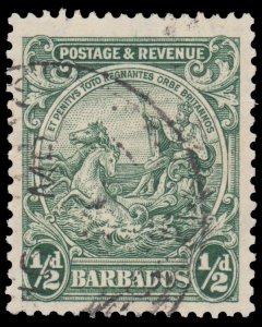 BARBADOS STAMP 1925. SCOTT # 166A. USED. ITEM 1