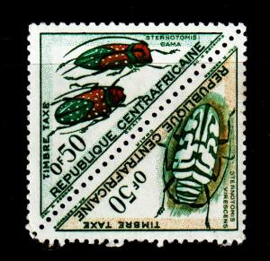 Central African Republic - #J1-J2 Beetle Pair - MNH