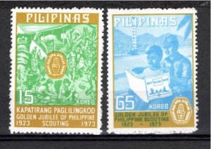 Philippines 1973 MNH Sc 1221-2