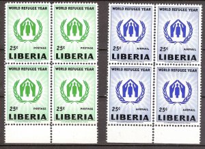 Liberia - 1960 - Mi. 548-49 (Sets of 4) - MNH - AD074