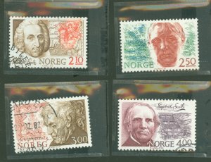 Norway #896-899 Used Single (Complete Set)