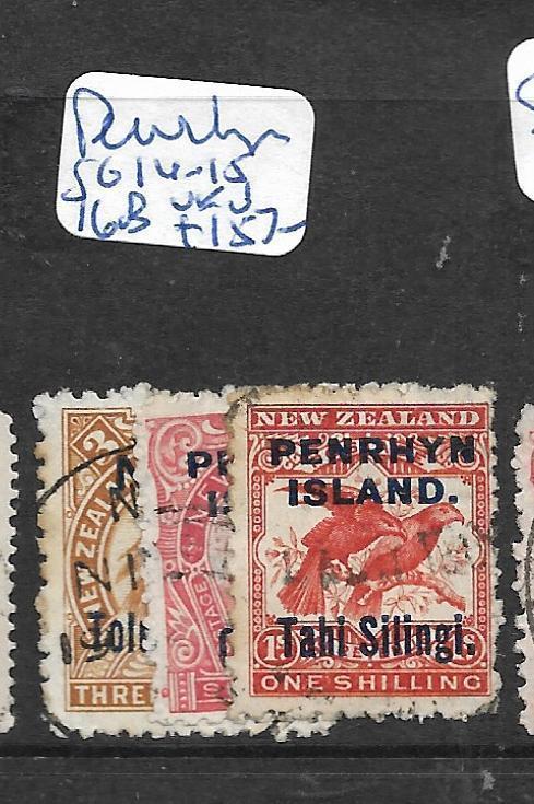 PENRHYN ISLAND (PP2002B) ON NZ BIRDS SG 14-5, 16B  VFU