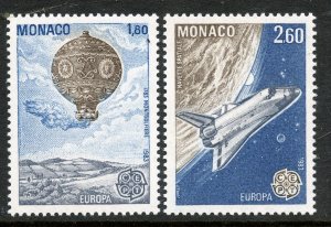 Monaco # 1368-9 Mint Never Hinge.