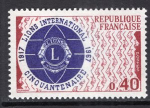 France 1196 Lion's Club MNH VF