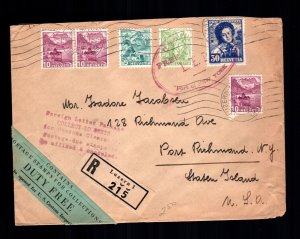 Switzerland  b84 229 228 235 263   cover used    cat $ 64.00 aaaa