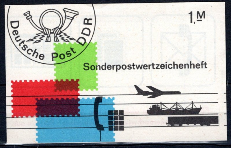 German DDR Scott # 2443 (10), mint nh, cpl booklet, Mi # SMHD 16aI