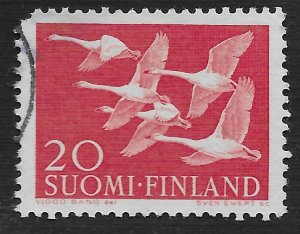 Finland #343 20m Birds - Whooper Swans