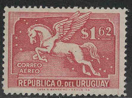 Uruguay Scott C78 MH* Pegasus Airmail