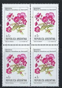 Argentina 1516 MNH 1985 Block of 4 (fe9474)