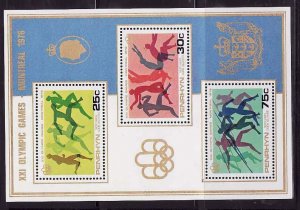 Penrhyn -Sc#83a- id7-unused NH sheet-Sports-Montreal Summer Olympics-1976-