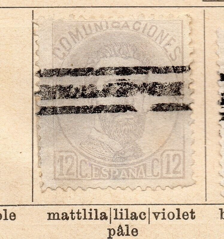 Spain 1872-73 Early Issue Fine Used 12c. NW-16572