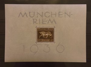 [AG] Germany 1936 Sc #B90 Mi Block 4 Mint *Never Hinged*