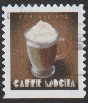 SC# 5571 - (55c) - Espresso Drinks: Caffe Mocha, Used Single Off Paper