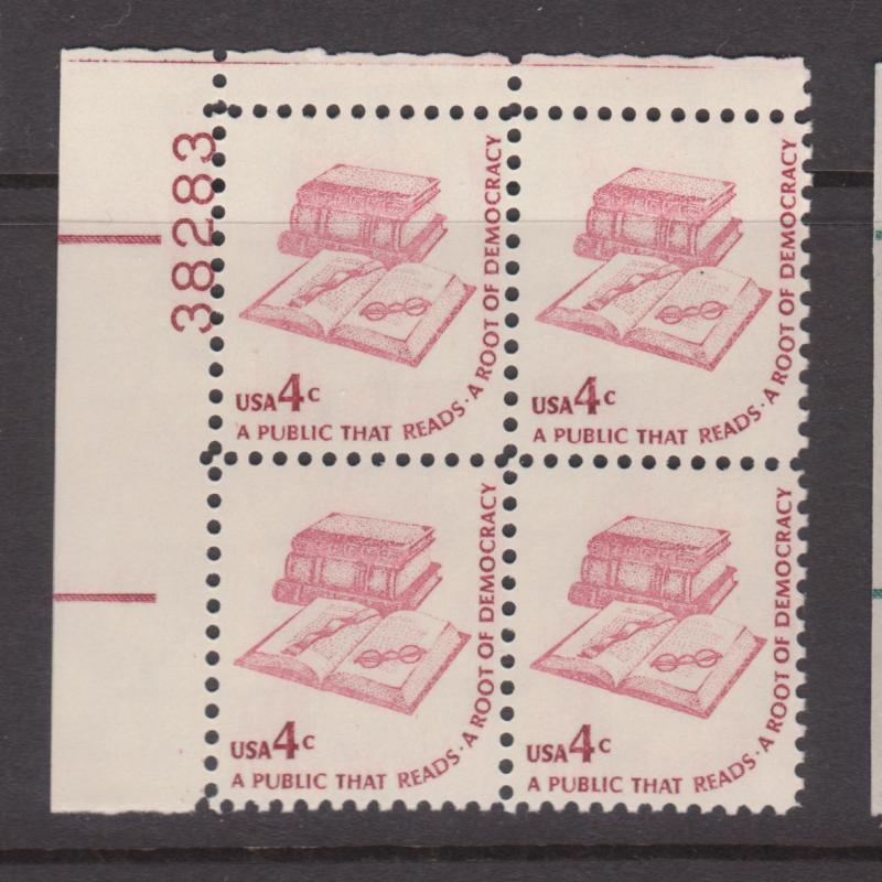 1585  Plate Block MNH