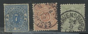 Wurttemberg #50/62/67 Used