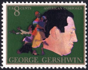 SC#1484 8¢ American Arts Issue: George Gershwin (1973) MNH